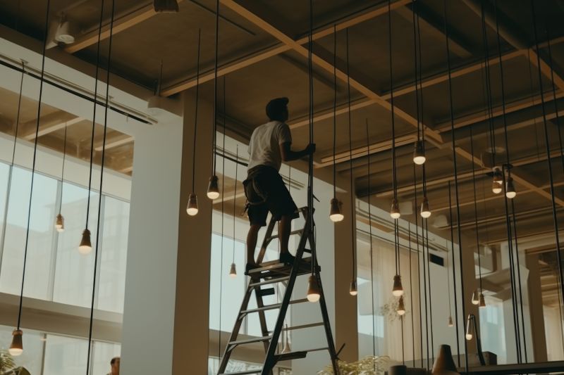 Track Lighting Installation